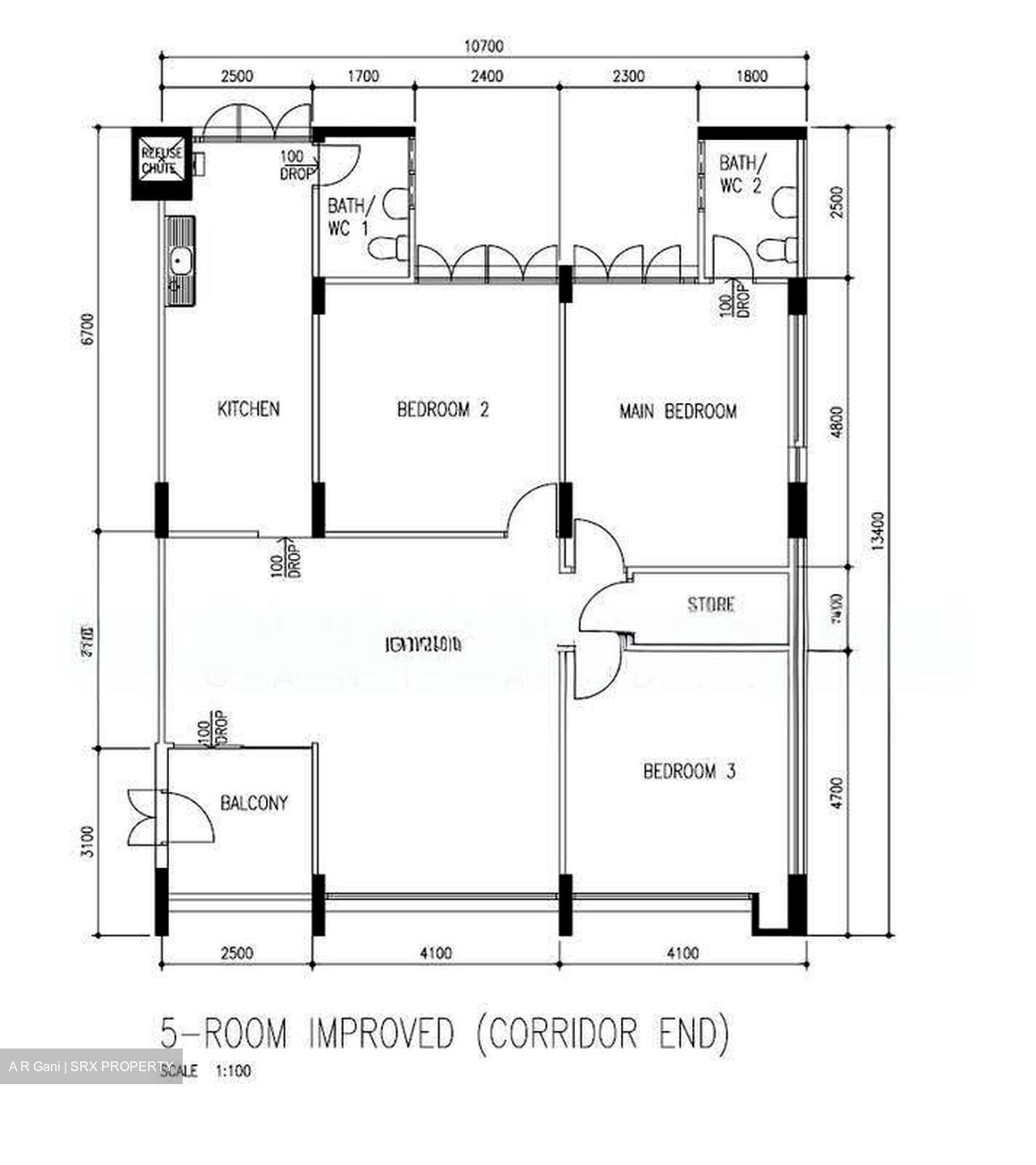 Blk 401 Sun Plaza Green (Tampines), HDB 5 Rooms #622722841